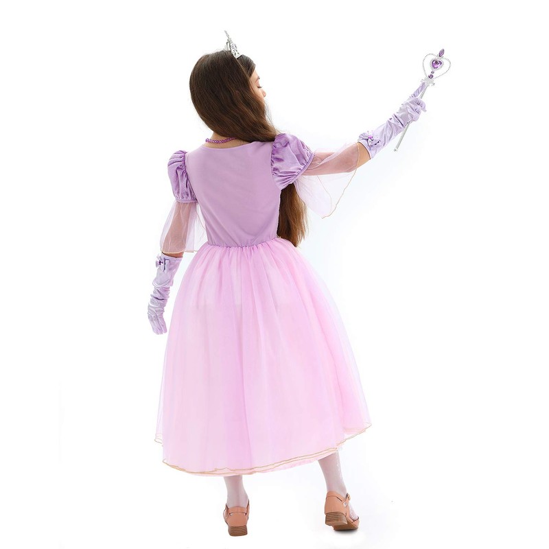 Lingway Toys Disfraz de princesa de lujo para niñas, vestido