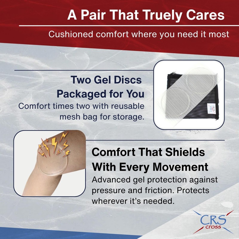CRS Cross Gel Discs. 4 inch Body Ankle Gel Pads