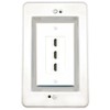 RiteAV in-Wall Cable Management Kit Recessed Outlet 3 HDMI Wall