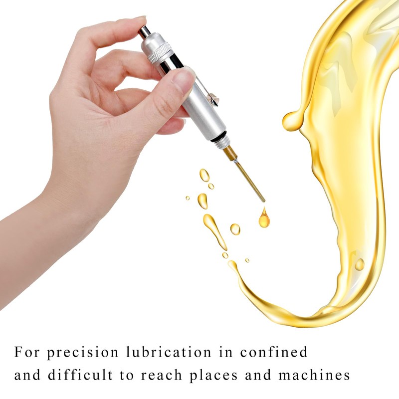 SHMZK Precision Oiler, Lightweight Aluminum Oiler Precision Oiling Pinpoint Pen
