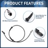 INFINAUTO ABS Wheel Speed Sensor Rear Left ABS Sensor Anti-lock