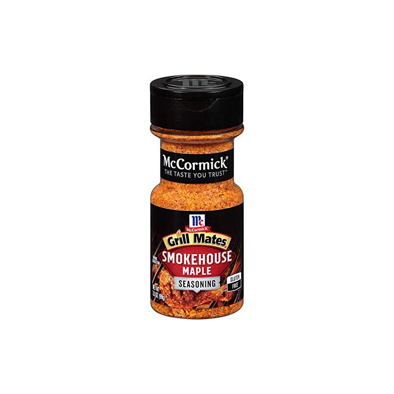 McCormick Grill Mates Smokehouse Maple Seasoning, 3.5 oz (Pack of