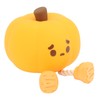 Cute Night Light Tap Control Dimmable Rechargeable Pumpkin Shape Bedside