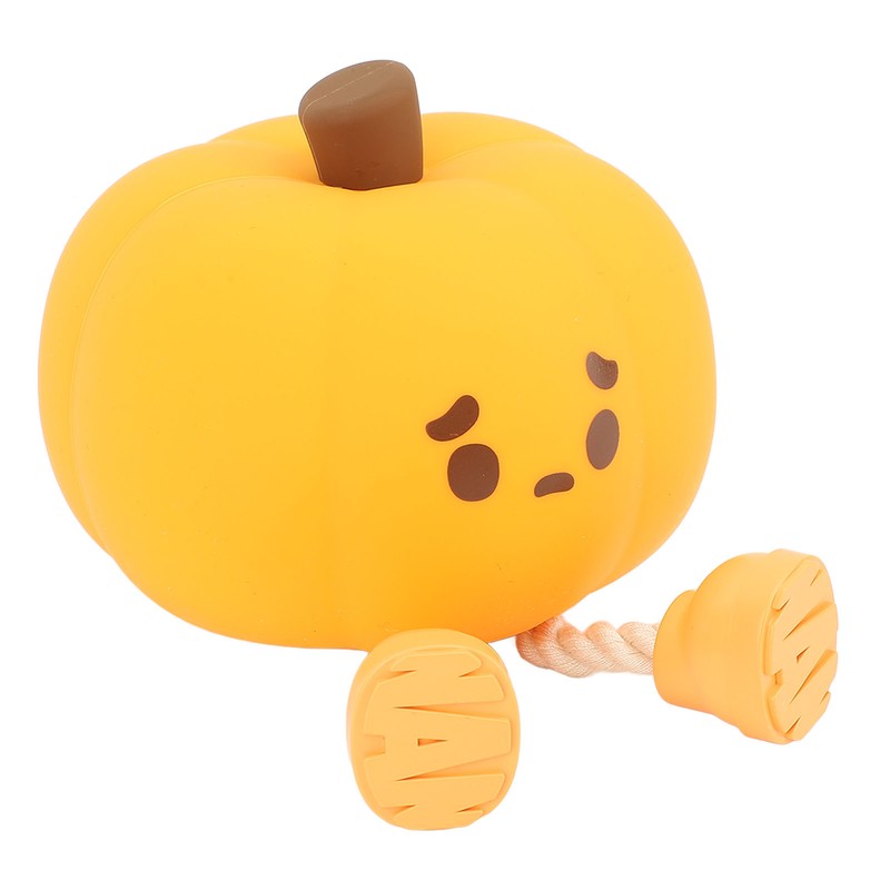 Cute Night Light Tap Control Dimmable Rechargeable Pumpkin Shape Bedside