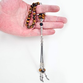 Isimli Tesbih – Prayer beads with your desired name, Zülfikar symbol sword Hz Ali, made in Germany