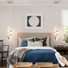 Modern Led Pendant Light Fixture, 15W Chrome Spiral Led Chandelier