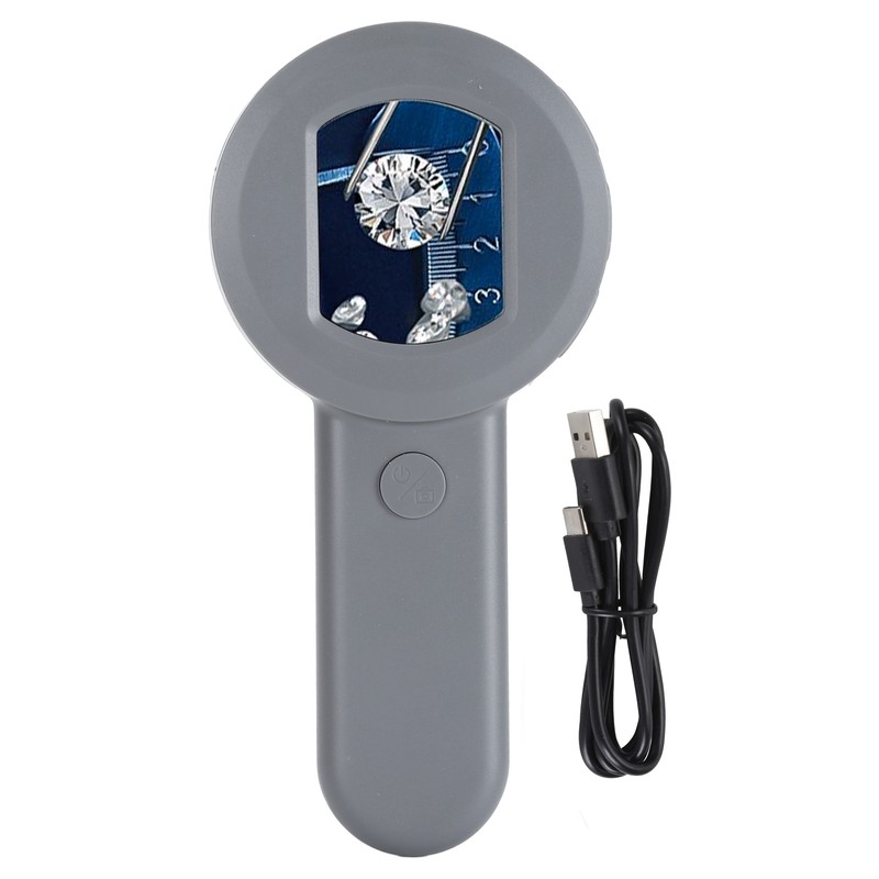 Handheld Digital Microscope 16MP 2.0in Screen 8LED 500mAH Battery Magnifier