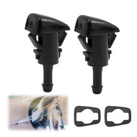 986302K100 Washer Jets, 2 Pack Front Windshield Washer Nozzles Compatible with 2012-2017 Kia Sportage 2010-2018 Hyundai Tucson ix35 Wiper Blades Accessories Replacement with Rubber Gasket