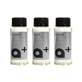 Aromar+ Fragrance Oil – Signature Set – Dubai, Ibiza & Miami – Inspired by W Hotel, Aria Hotel & Ritz Carlton – for Waterless Diffusers – 60mL Bottles (Pack of 3)