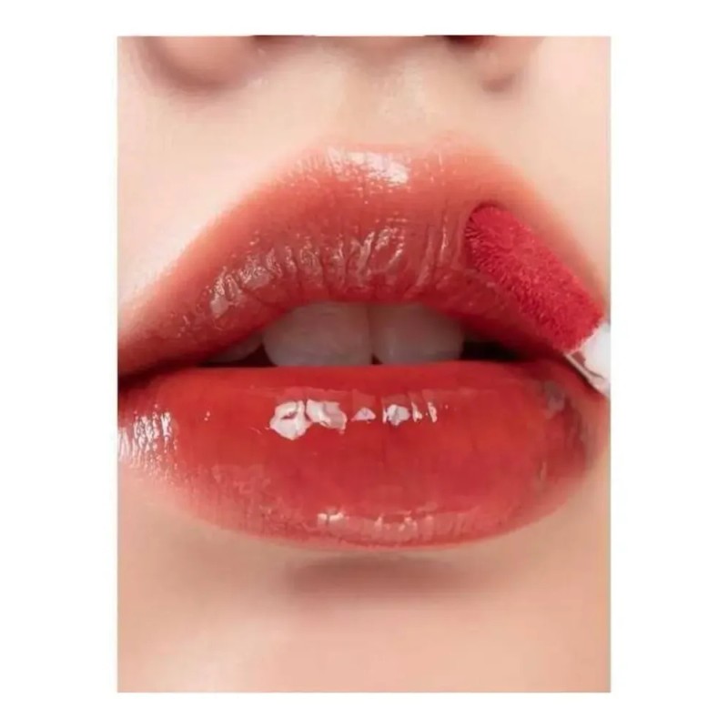 12 Piezas Labial Lip Gloss Tinta Coranea Rojo Brilloso