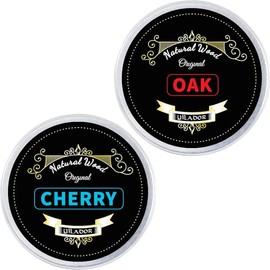 Wood Chips for Cocktail Smoker Kit, OAK & Cherry, 2 Pcs