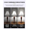 LOHAS 3-Way LED Light Bulbs, 4 Pack - 50/100/150W Equivalent,
