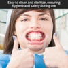 4-Pack Dental Mouth Openers - C-Shaped Cheek Retractors for Oral