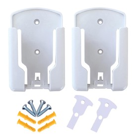 MEIRRAI Remote Control Holder Wall Mounted, Pack of 2 White Storage Boxes for Air Condition TV Remote Control Universal, for Home Office Supplies Bedroom Parlor