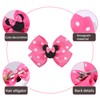 6PCS Baby Girl Mouse Ears Hair Bows Clips Baby Hair