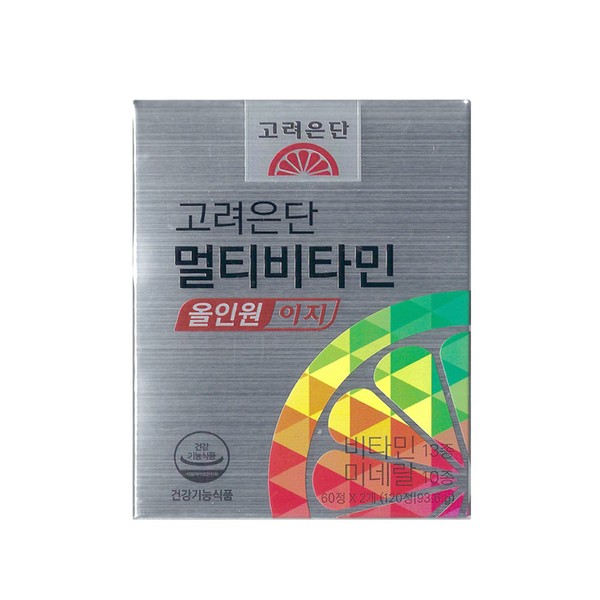 Korea Eundan Multivitamin All-in-One Easy 780mg x 120 tablets /