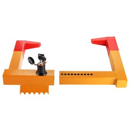 Hedume Tire Clamp Wheel Lock, Heavy Duty Trailer Lock Wheel Clamp with Red 2 Keys, Adjustable Anti-Theft Tire Lock for Car, Truck, Trailers, Camper Car, Van Truck