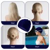 1PCS Women's Pleated Swim Cap Swimming Cap Long Hair Large