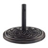 Walker Edison Dom Classic Polyresin Round Umbrella Stand with Metal