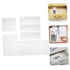 SEWACC 1set Multi-purpose Drawer Storage Boxes Transparent Organizing for Makeup
