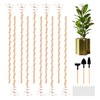 10pcs Electroculture Plant Stakes, 13.5''Available Copper Coil Wire Antennas Garden