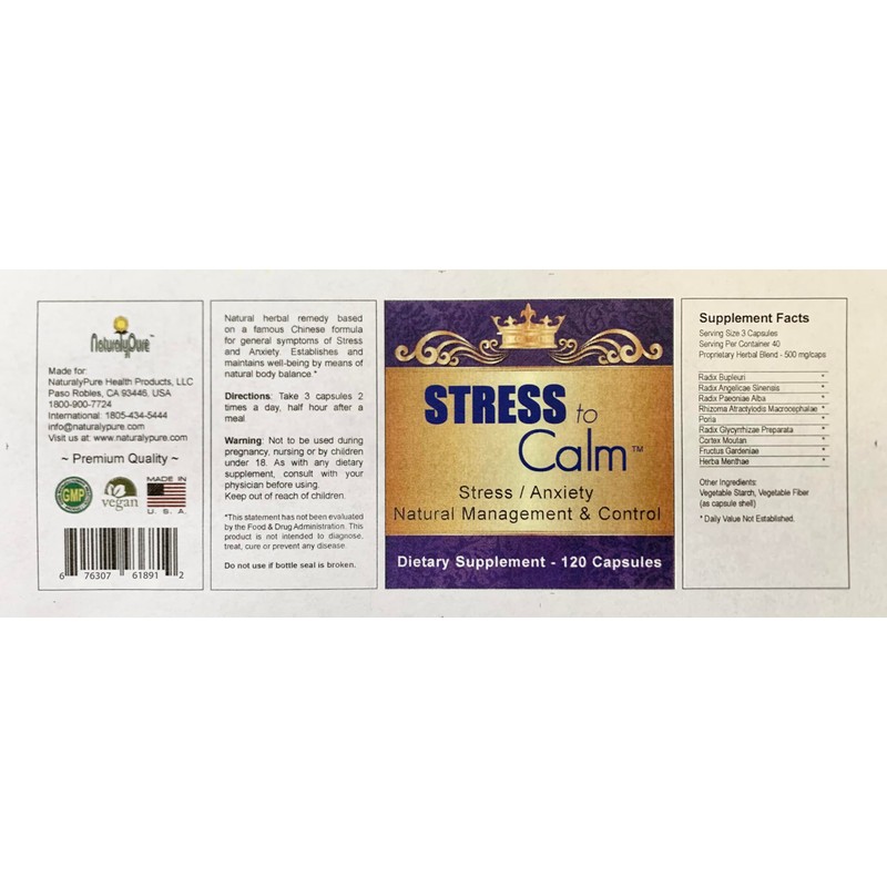 Stress to Calm - Natural Stress and Tension Relief. Fast