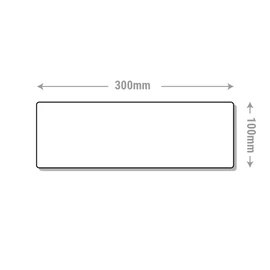 V Safety No Eating Or Drinking In The Swimming Pool Area - Landscape 300 x 100 mm - Glow In The Dark 1mm Rigid Plastic Safety Sign