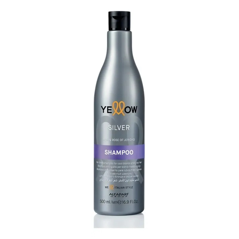 Shampoo Anti-amarillo Silver Yellow Rubio Frios Grises 500ml
