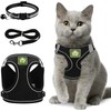 Adjustable Cat Harness, Escape Proof, Adjustable Cat Harness with Lead,