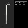 INBUS® 71096 Allen Key (Extra Long) 5.5 mm - Made