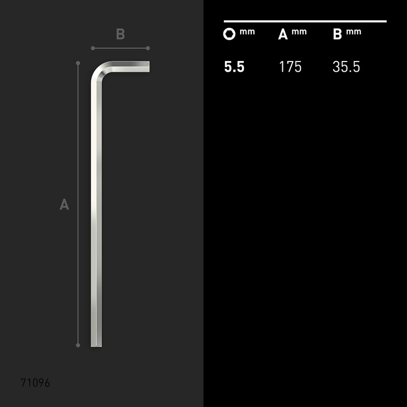 INBUS® 71096 Allen Key (Extra Long) 5.5 mm - Made