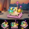 YEABRICKS LED Licht für 31169 Creator 3-in-1 Schreibmaschine mit Blumen