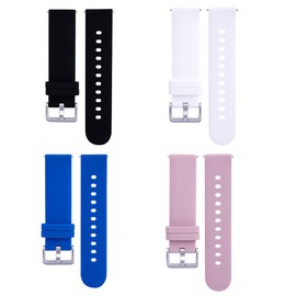 Tading 4 Pack Compatible with Gizmo Watch Band Replacement for Kids, Soft Silicone Quick Release 20MM Band Strap for Verizon Gizmo Watch 3 2 1 / Gabb Watch 3 2 1 / Xplora X6 Play/COSMO JrTrack 2