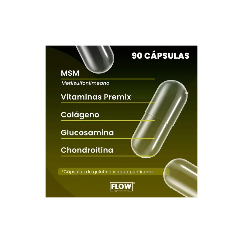 Flow - Glucosamina Natuflex - Suplemento en cápsulas en frasco