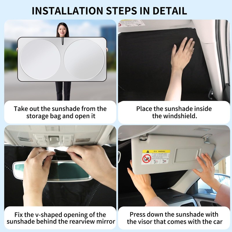 Experience Ultimate Sun Protection: Universal Fit, Easy Installation, Durable Construction.