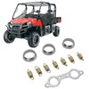 Exhaust Pipe Gasket Kit 5250091 Replacement for Polaris Ranger 800
