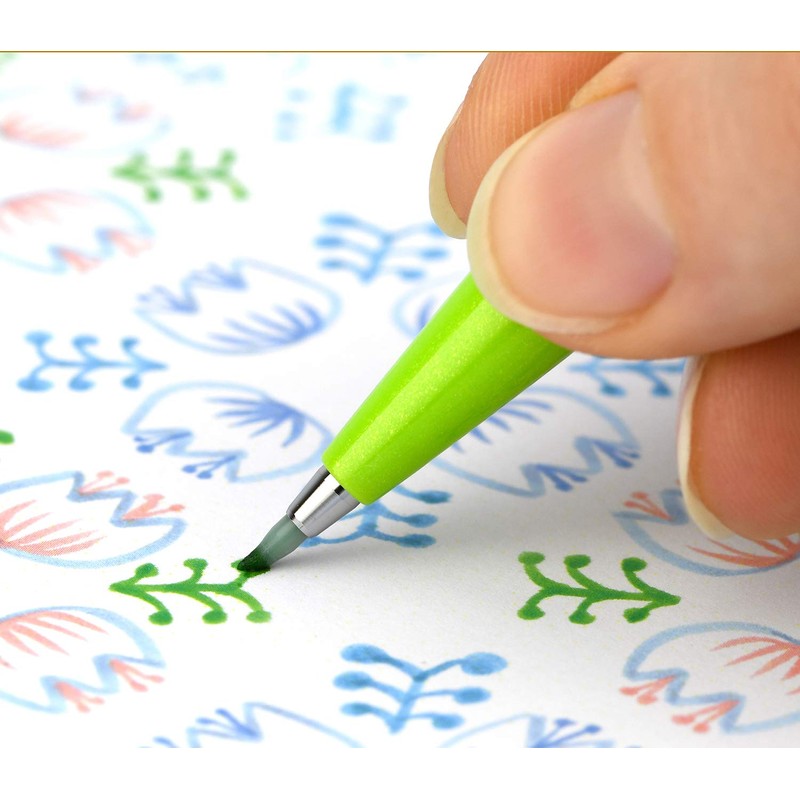 Pentel SES15C Brush Pen Set 4-Piece