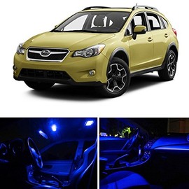 LEDpartsNow Interior LED Lights Replacement for 2013-2019 Subaru XV CrossTrek Accessories Package Kit (6 Bulbs), BLUE