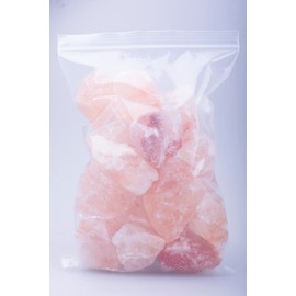 Himalayan Pink Salt Chunks 100% Natural Solid Mineral Rock Salt Chunks 1.2 to 2 Inches |2.9 Lbs Bag of Chunks