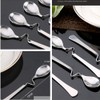 Beetoo Pack Stainless Steel Hanging Coffee Spoon Creative Bending Handle