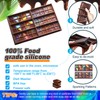 Holographic Chocolate Molds Resin Silicone Chocolate Deep Thick Molds for