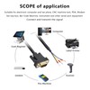 XMSJSIY DB9 Connector RS232 Serial Port Cable DB9 Adapters Solderless