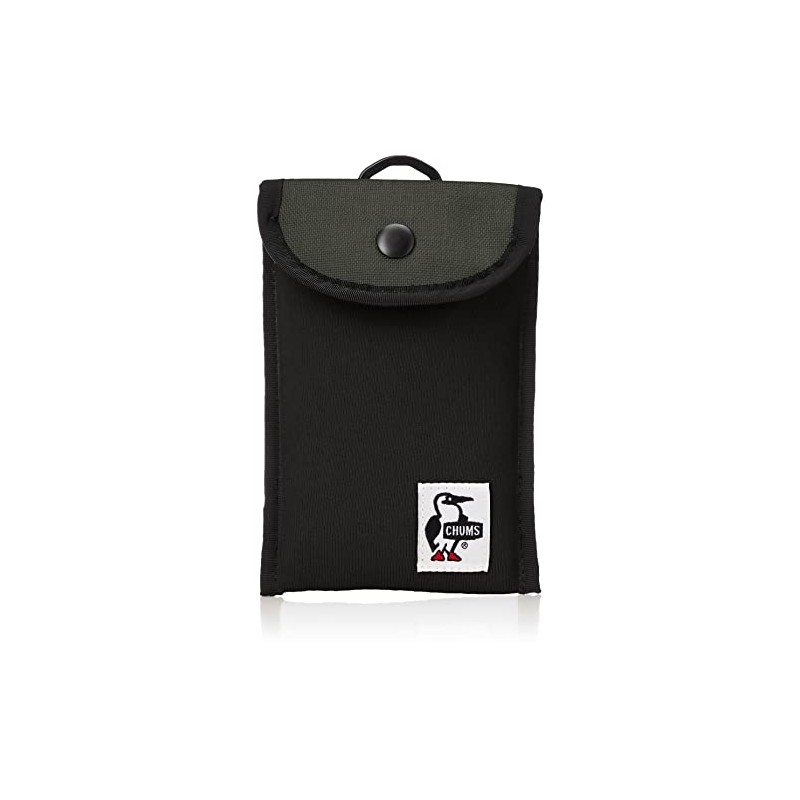 Chums Other Long Snap Case Sweat Nylon, black / charcoal
