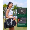 Movker Pickleball Tote Bag for Women Men with Paddle Cover