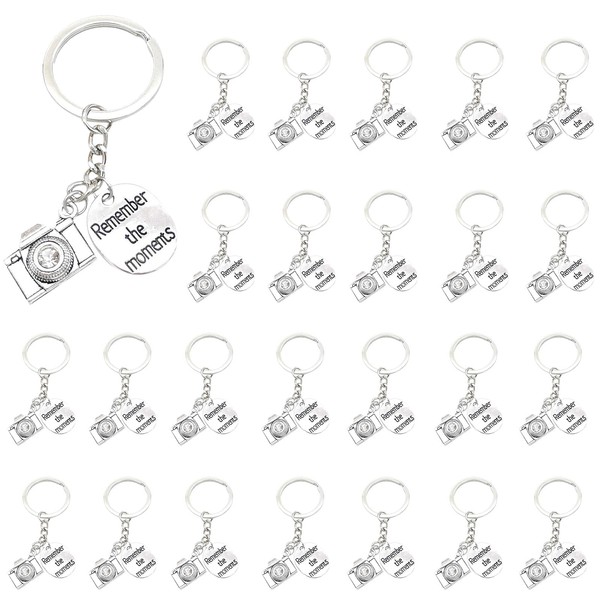 iMagitek 25 Pack Camera Keychains Photographer Keychain for Camera Lovers