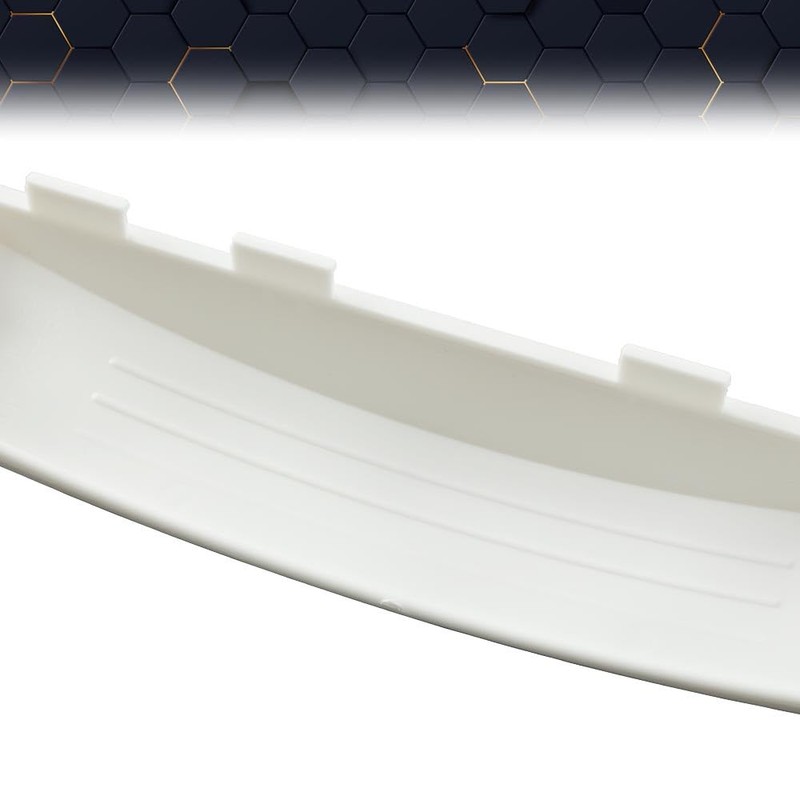 PIT66 White Solid Door Handle, Compatible with GE Dryer WE01X30378