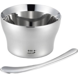 Yoshikawa YJ3360 Ice Cream Cup Set, Stainless Steel, Polished Shop Syndicate