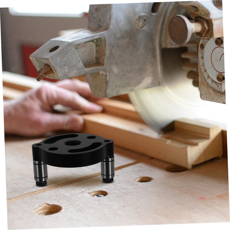 TEHAUX 1 Set Adjustable Drill Center Jig Precision Woodworking Hole