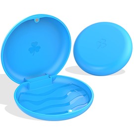 ARGOMAX Dento Box Braces Box Rail Box (Also for Bite Splint, Grinding Splint) Pack of 2 KFO Box (Light Blue)