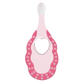 LCKAE Kids Soft Toothbrush Ages 1-6 | BPA-Free | Sealed Dust-Proof Packaging (Giraffe's Pink)